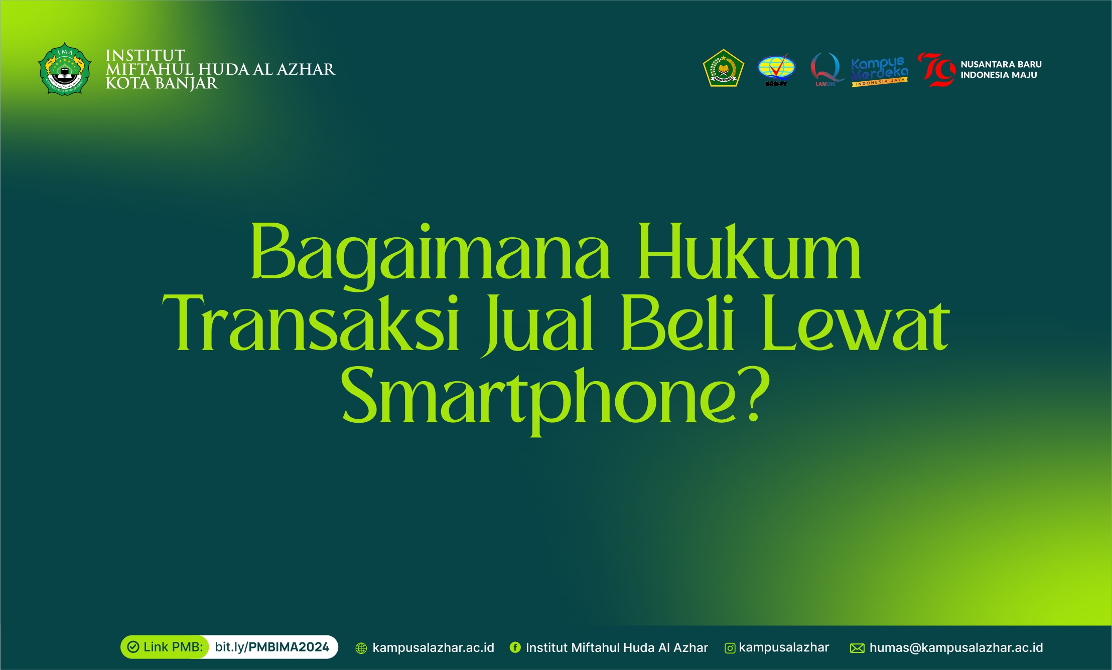 Bagaimana Hukum Transaksi Jual Beli Lewat Via Smartphone?